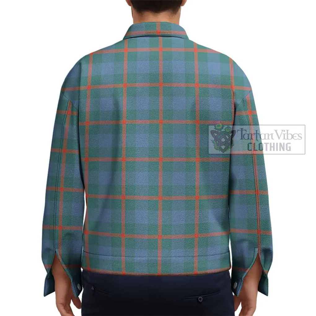 Agnew Ancient Tartan Unisex Lapel Cotton Jacket