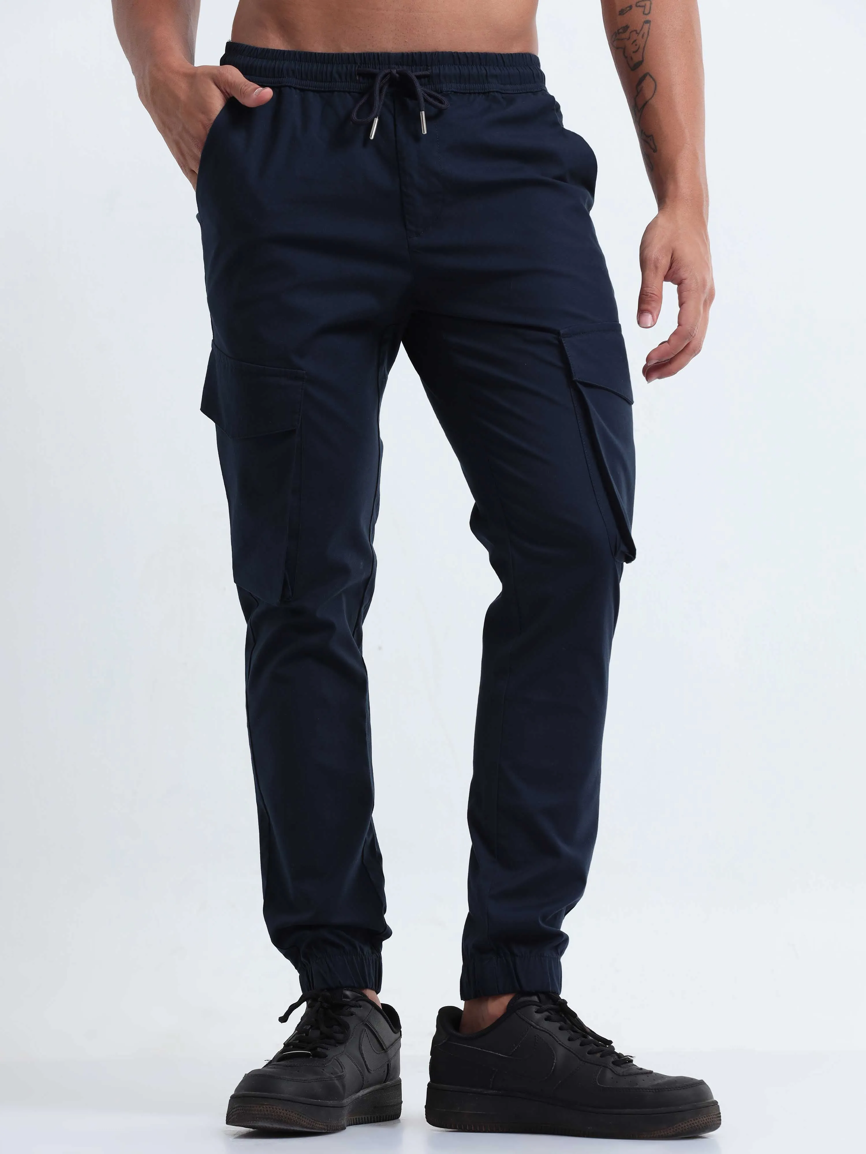 Air Sense Navy Cargo Joggers