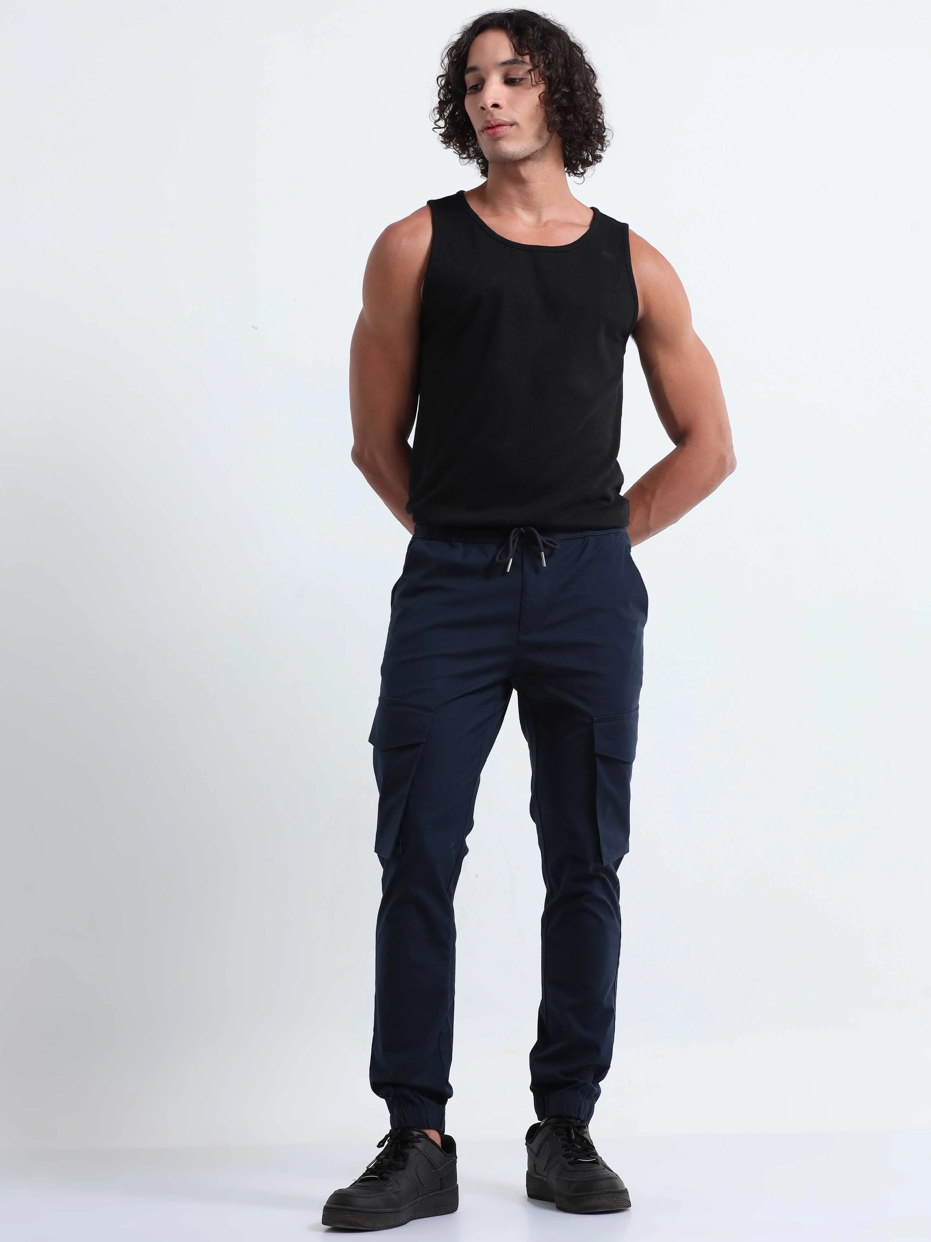 Air Sense Navy Cargo Joggers