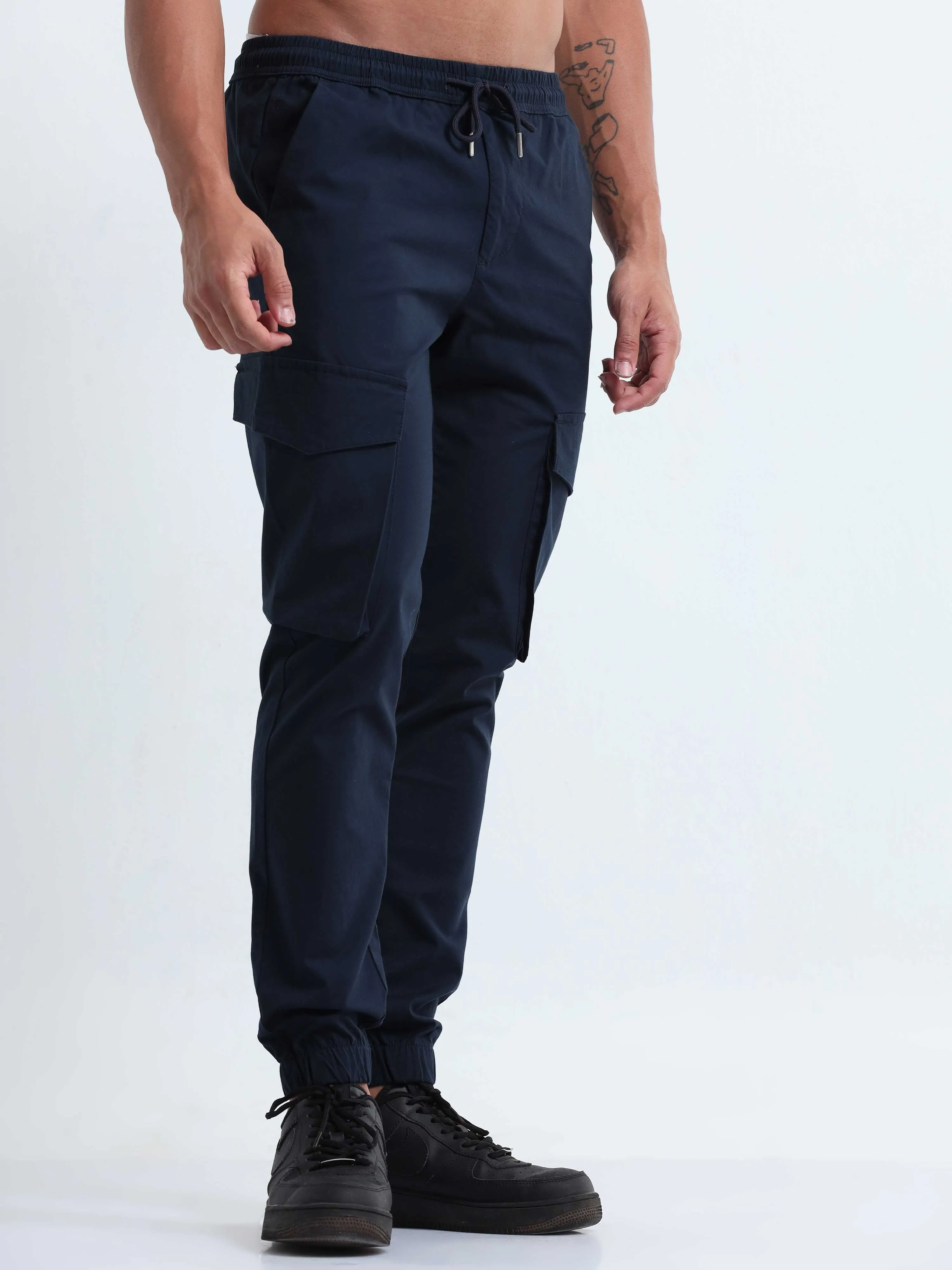 Air Sense Navy Cargo Joggers