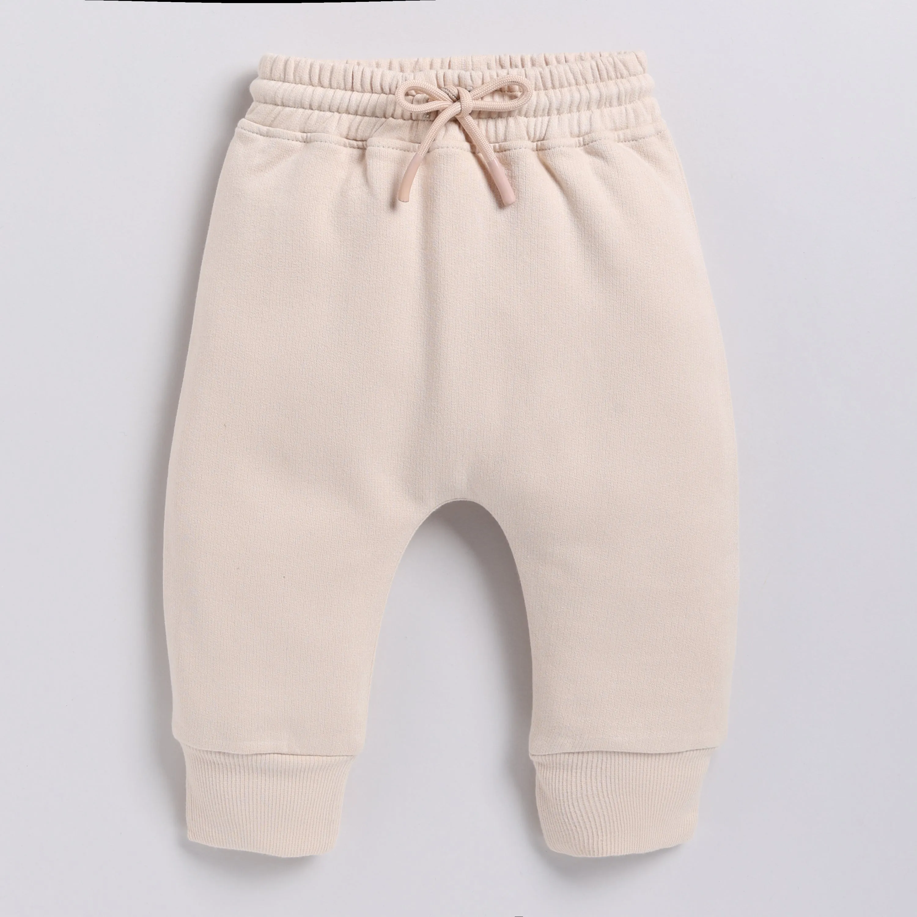 Almond Organic Fleece Sweatshirt & Jogger Set