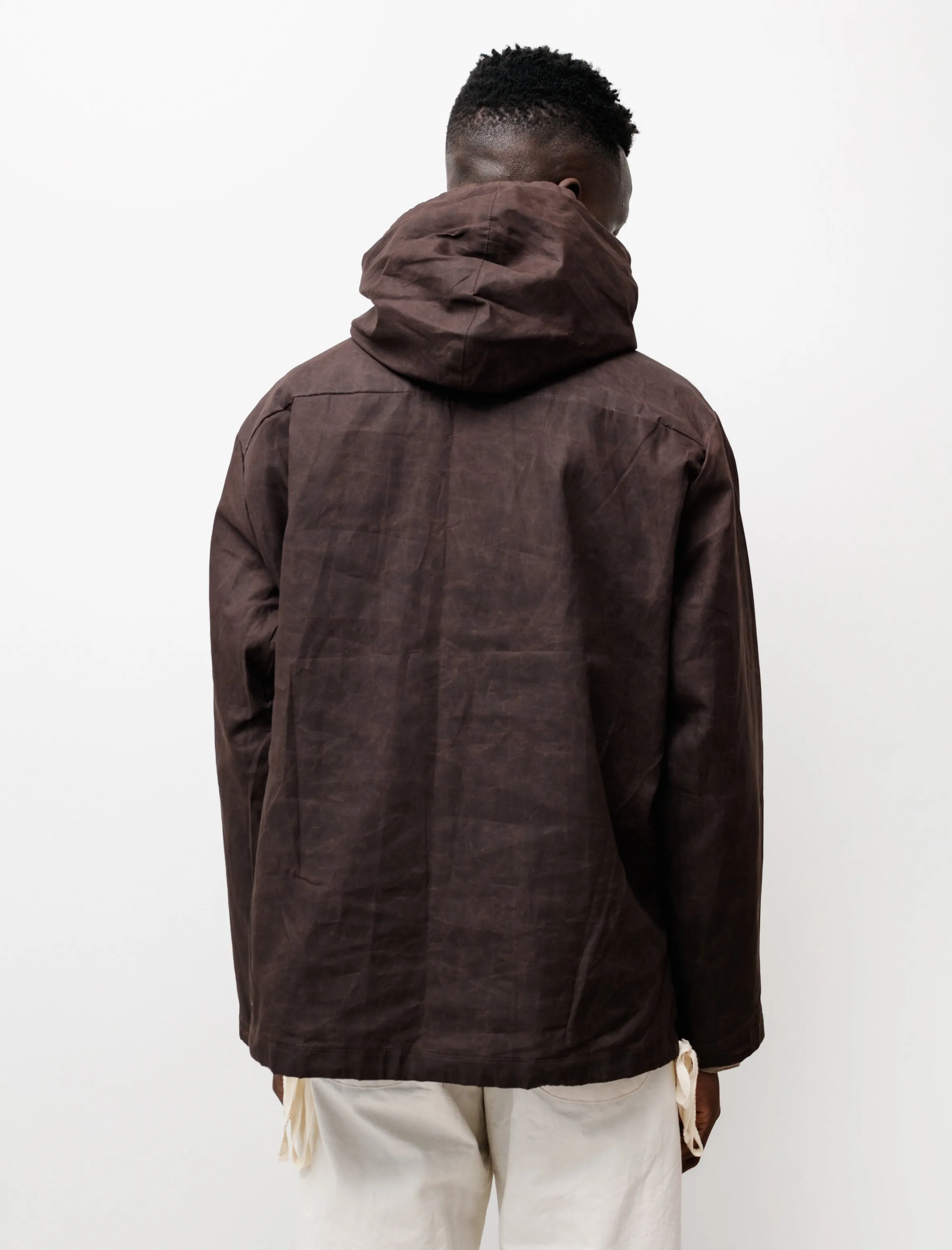 Anorak British Waxed Cotton Brown