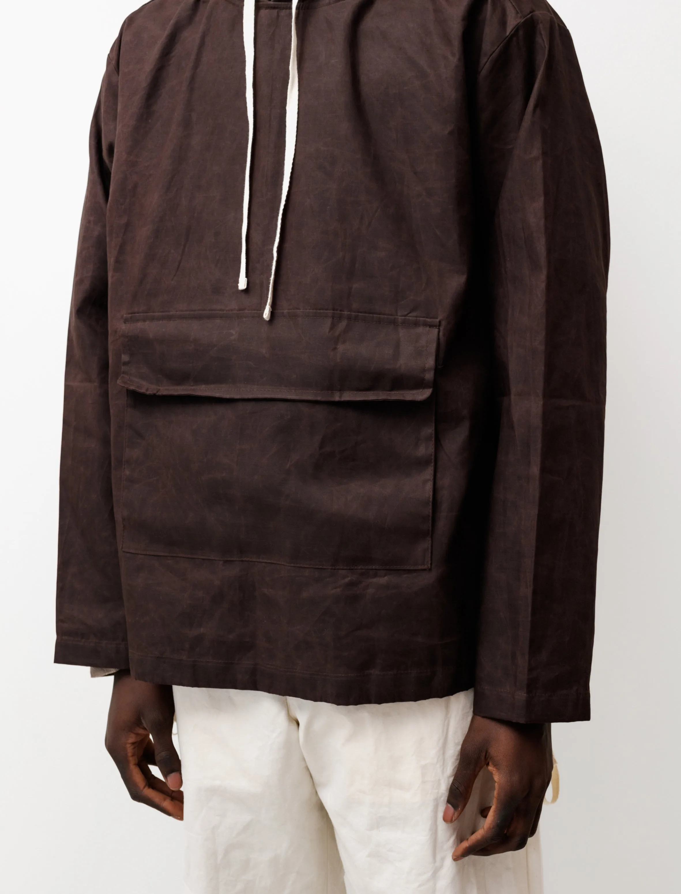 Anorak British Waxed Cotton Brown