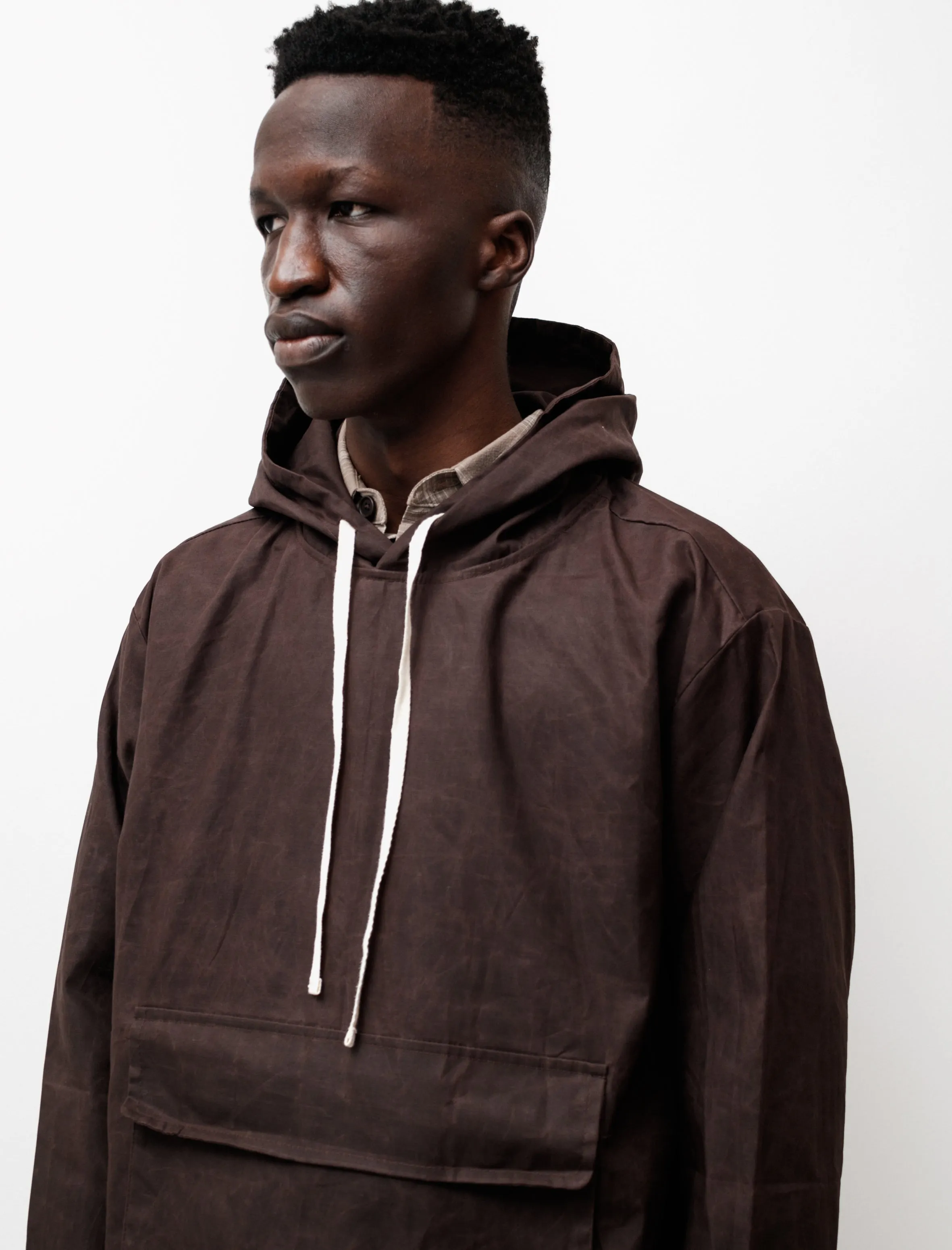 Anorak British Waxed Cotton Brown