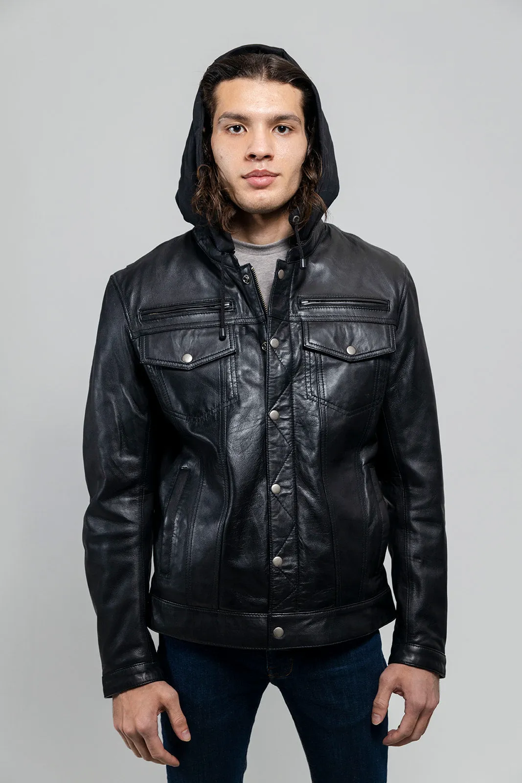 Axel Mens Leather Jacket