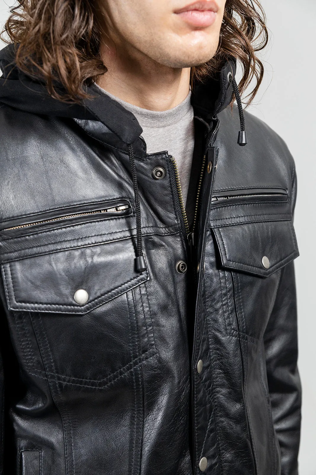 Axel Mens Leather Jacket