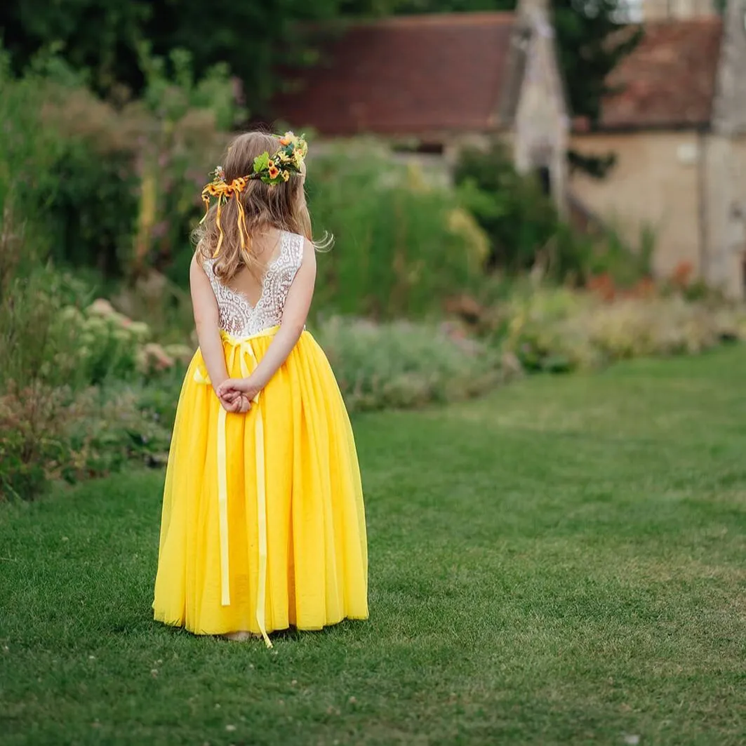 Baby Bohemian Classic Dress - Daffodil Yellow