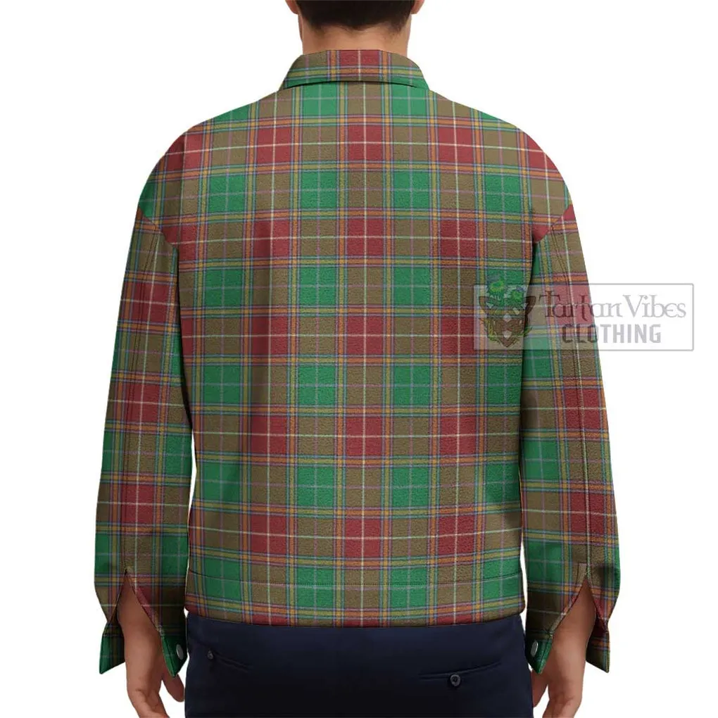 Baxter Modern Tartan Unisex Lapel Cotton Jacket