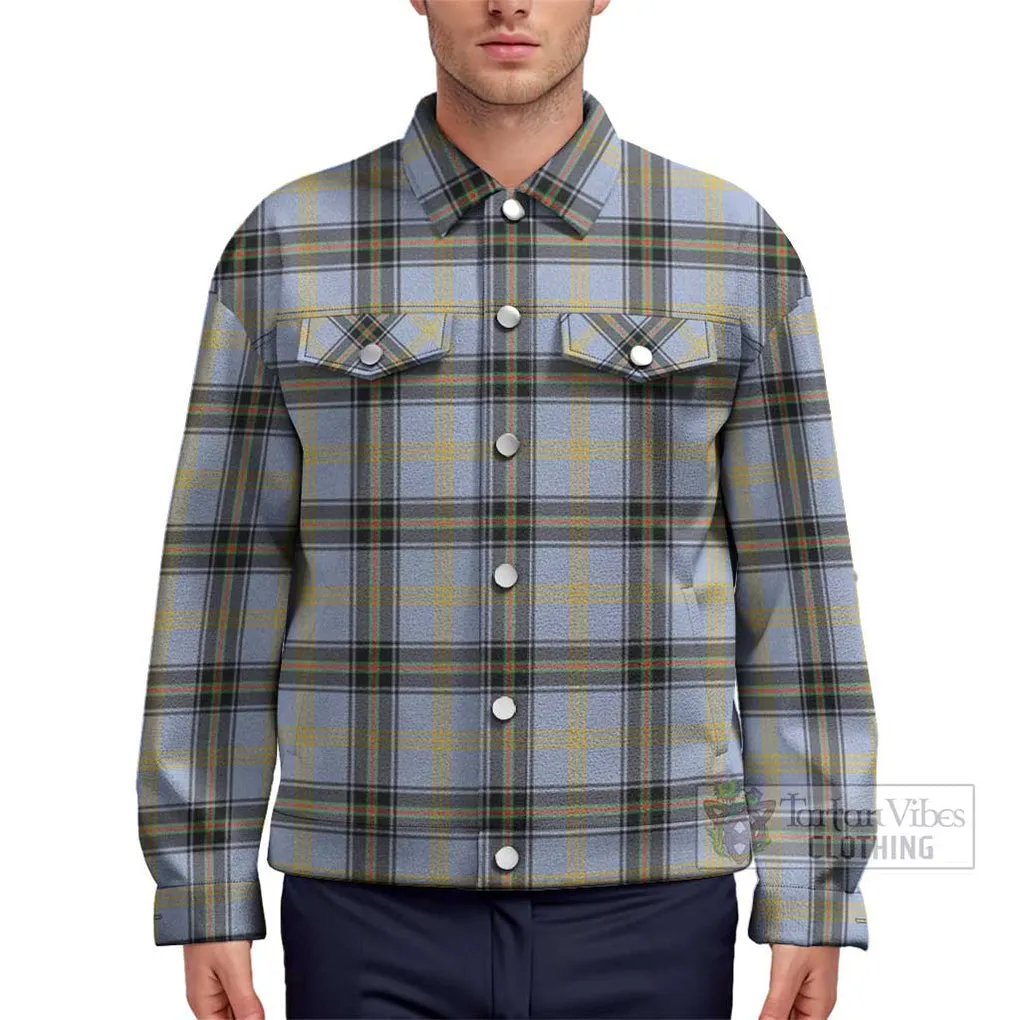 Bell Tartan Unisex Lapel Cotton Jacket