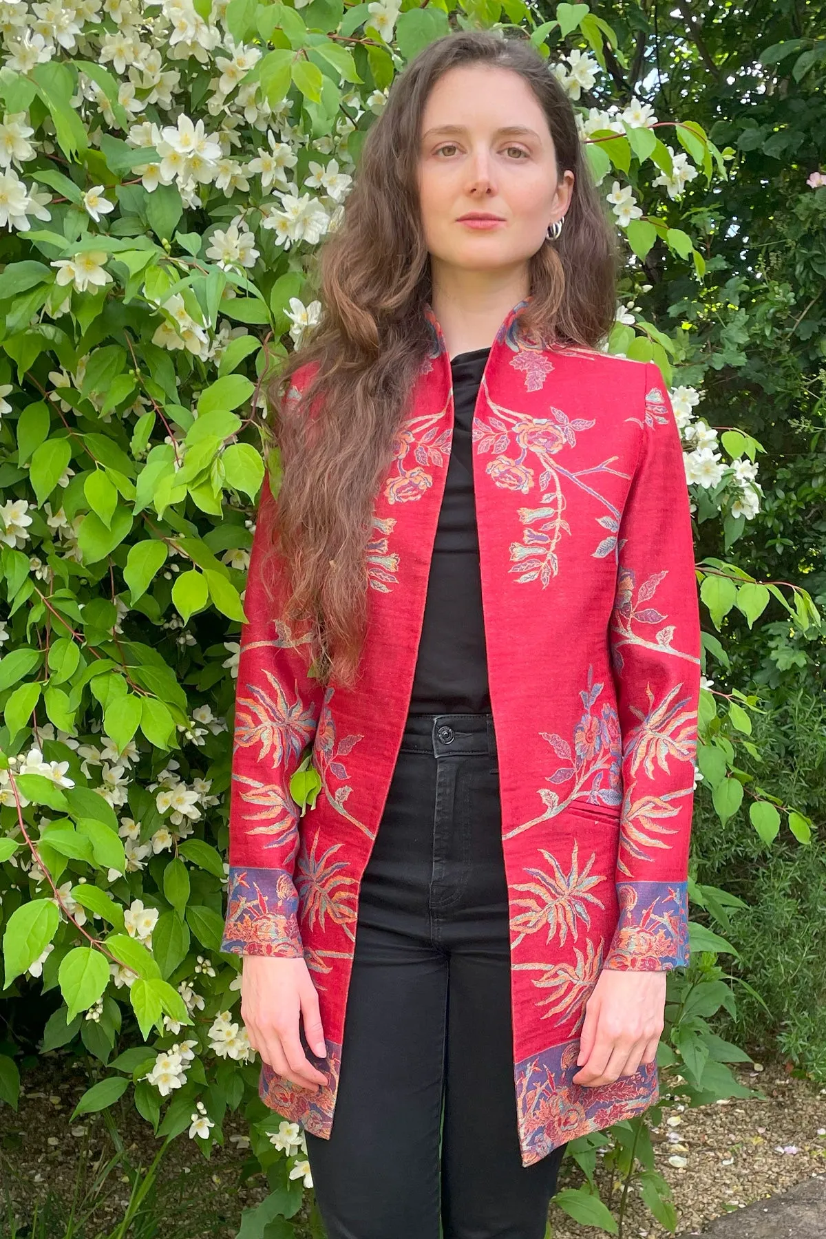 Bhumi Jacket in Venetian Red