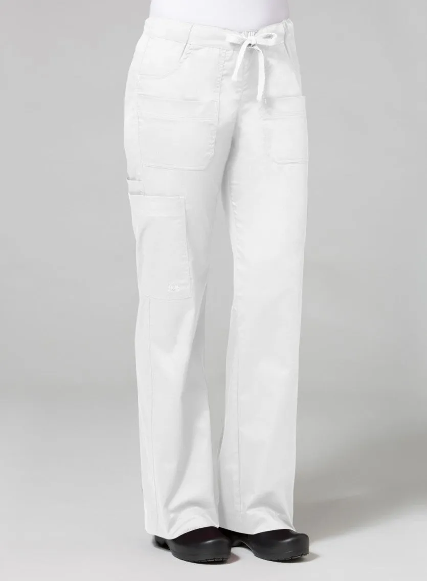 Blossom Utility Cargo Pant XS-5XL by Maevn / White