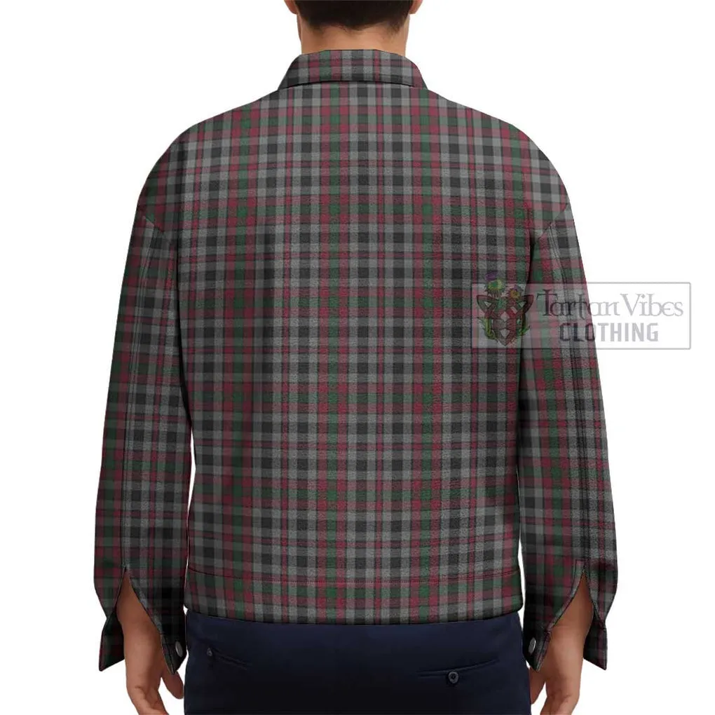 Borthwick Tartan Unisex Lapel Cotton Jacket