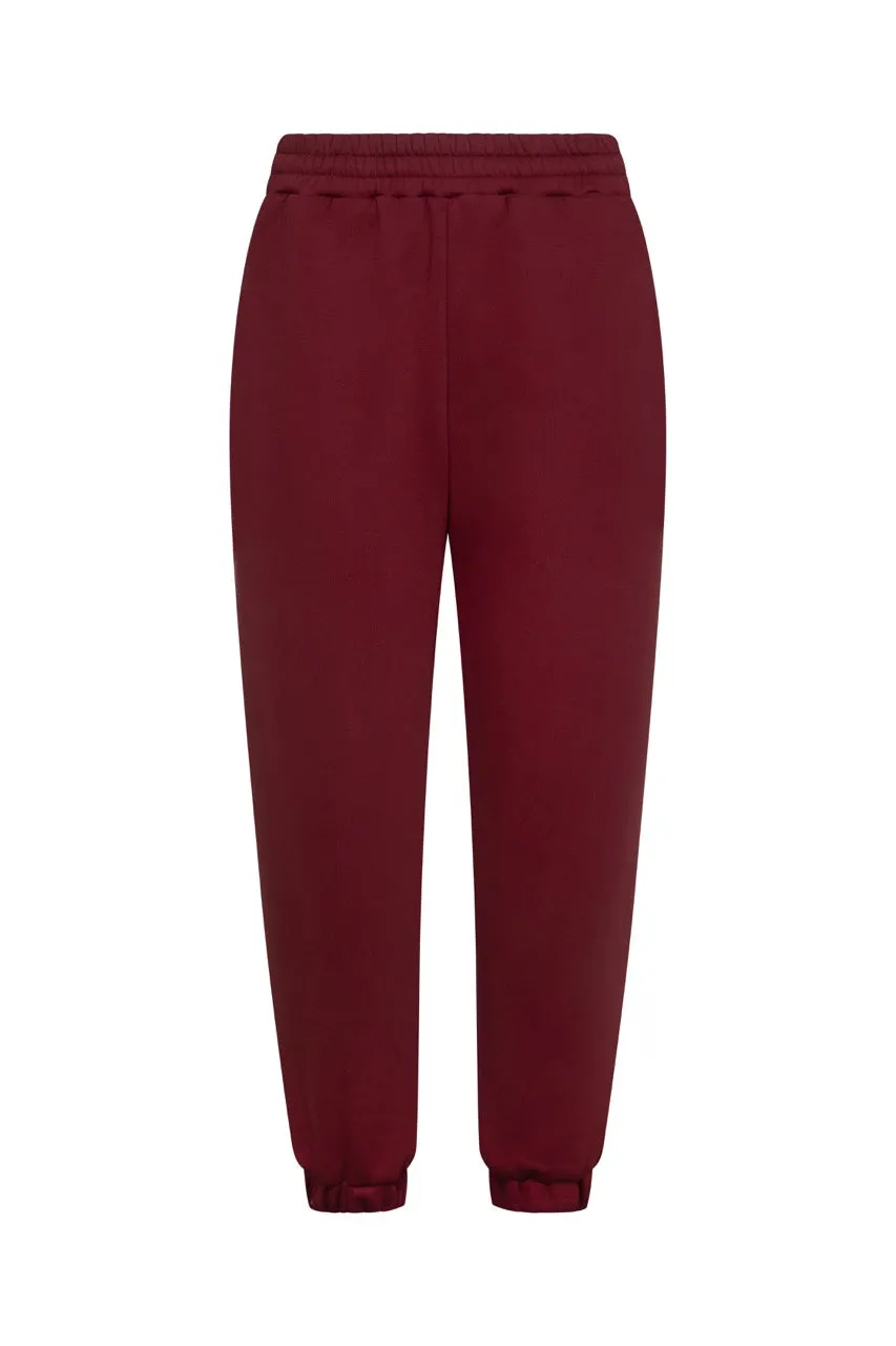 Burgundy Joggers