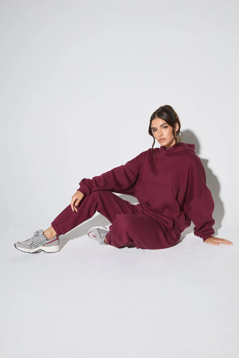 Burgundy Joggers