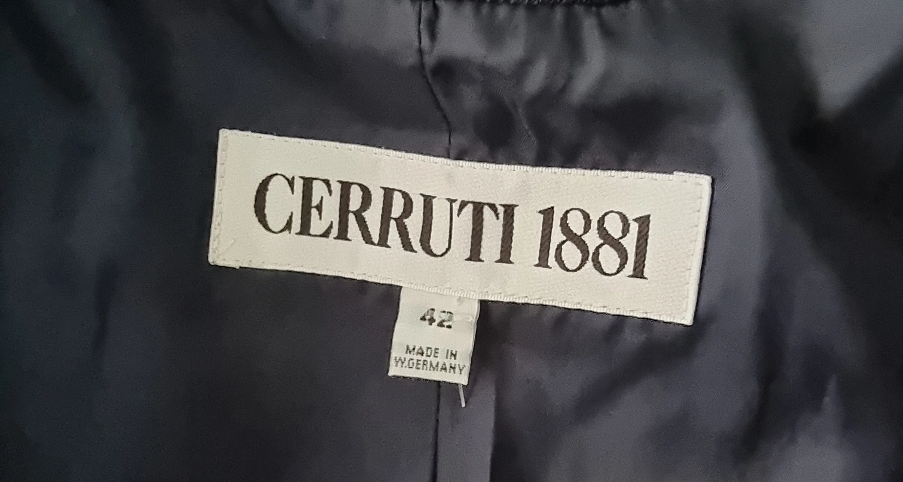 Cerruti 1881 Women's Blue Wool Jacket UK 18 US 14 EU 46