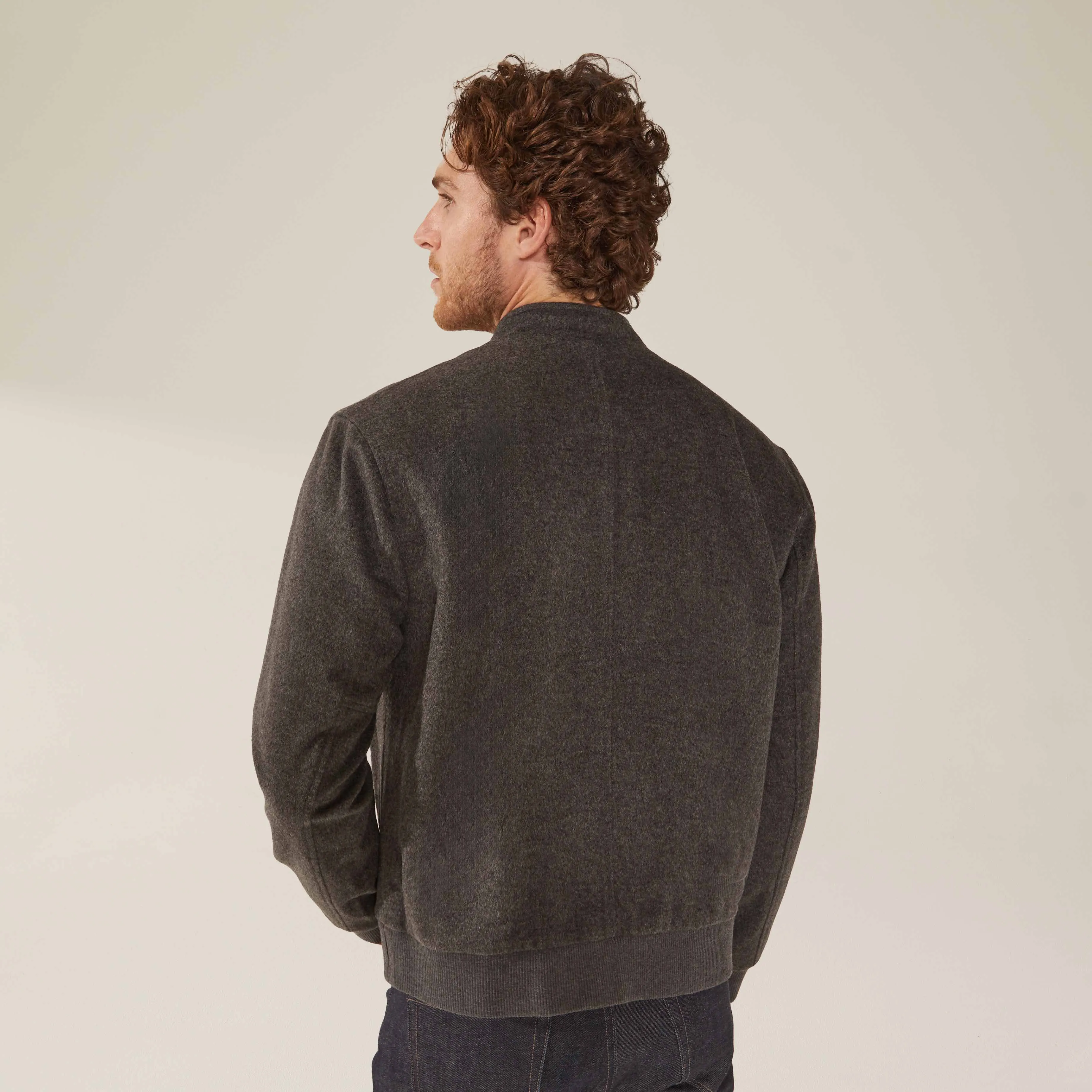 Chase Cashmere-Wool Bomber Jacket