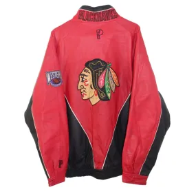 Chicago Blackhawks Pro Player Leather Jacket (XL)