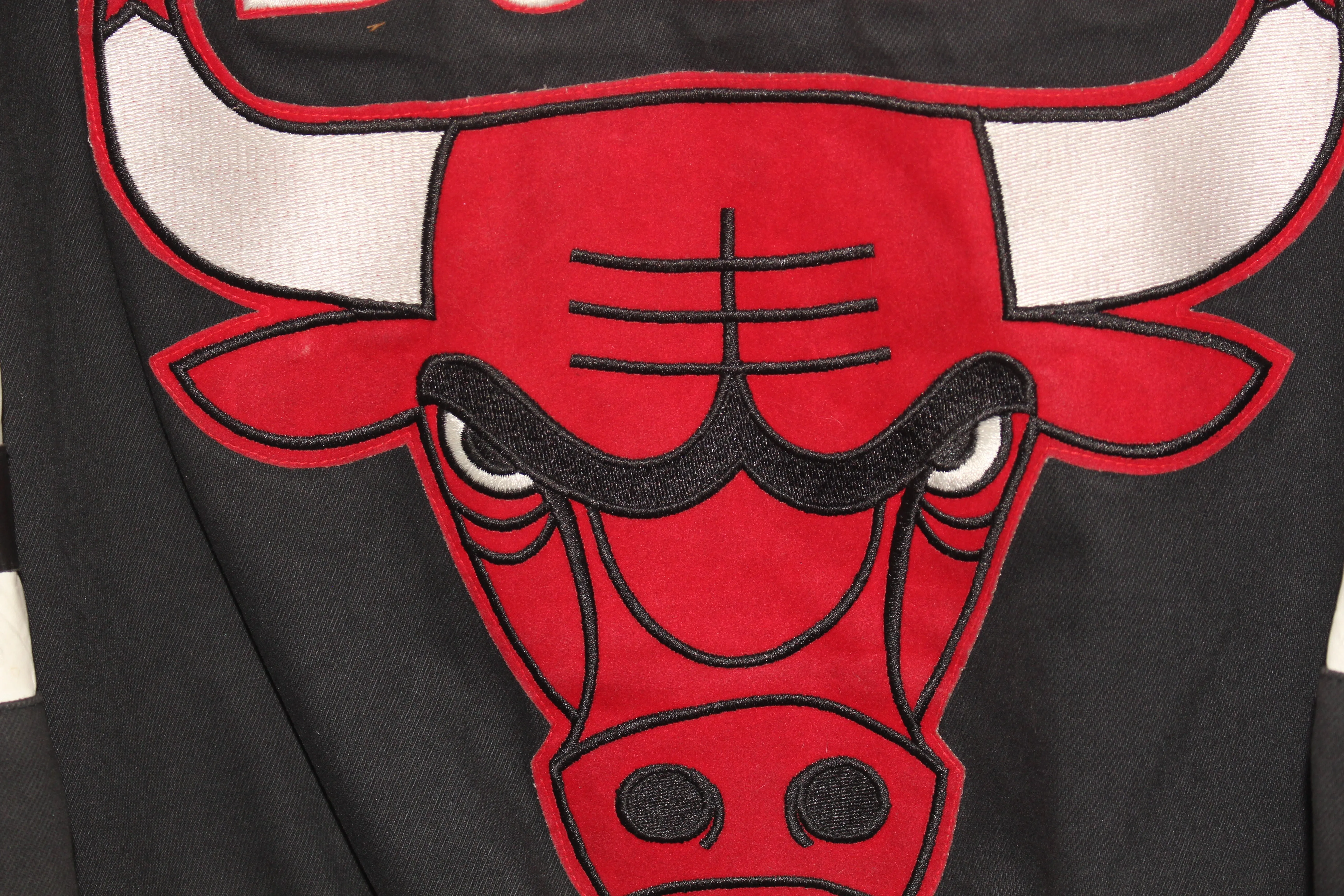 Chicago Bulls Jeff Hamilton Leather Jacket (L)