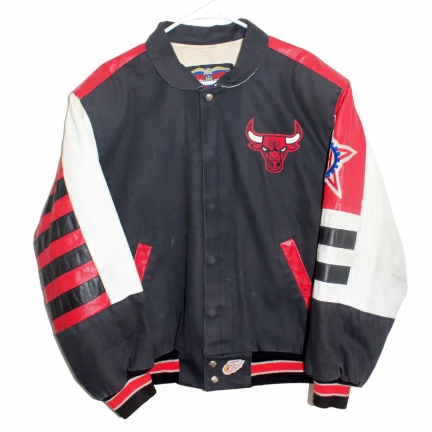 Chicago Bulls Jeff Hamilton Leather Jacket (L)