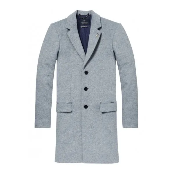 Classic 3-Button Coat (Grey)