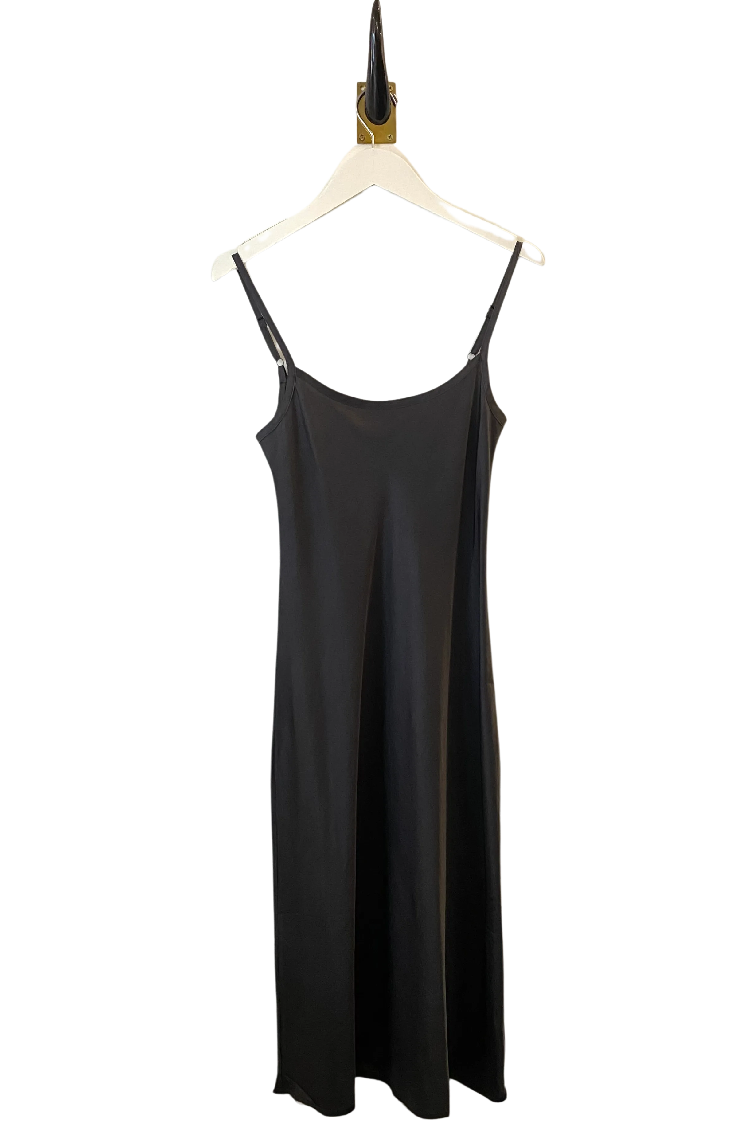 Classic Iron Shiny Slip Dress