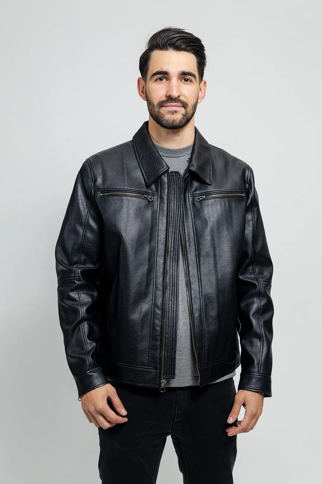 Conner Men's Vegan Faux Leather Jacket (POS)