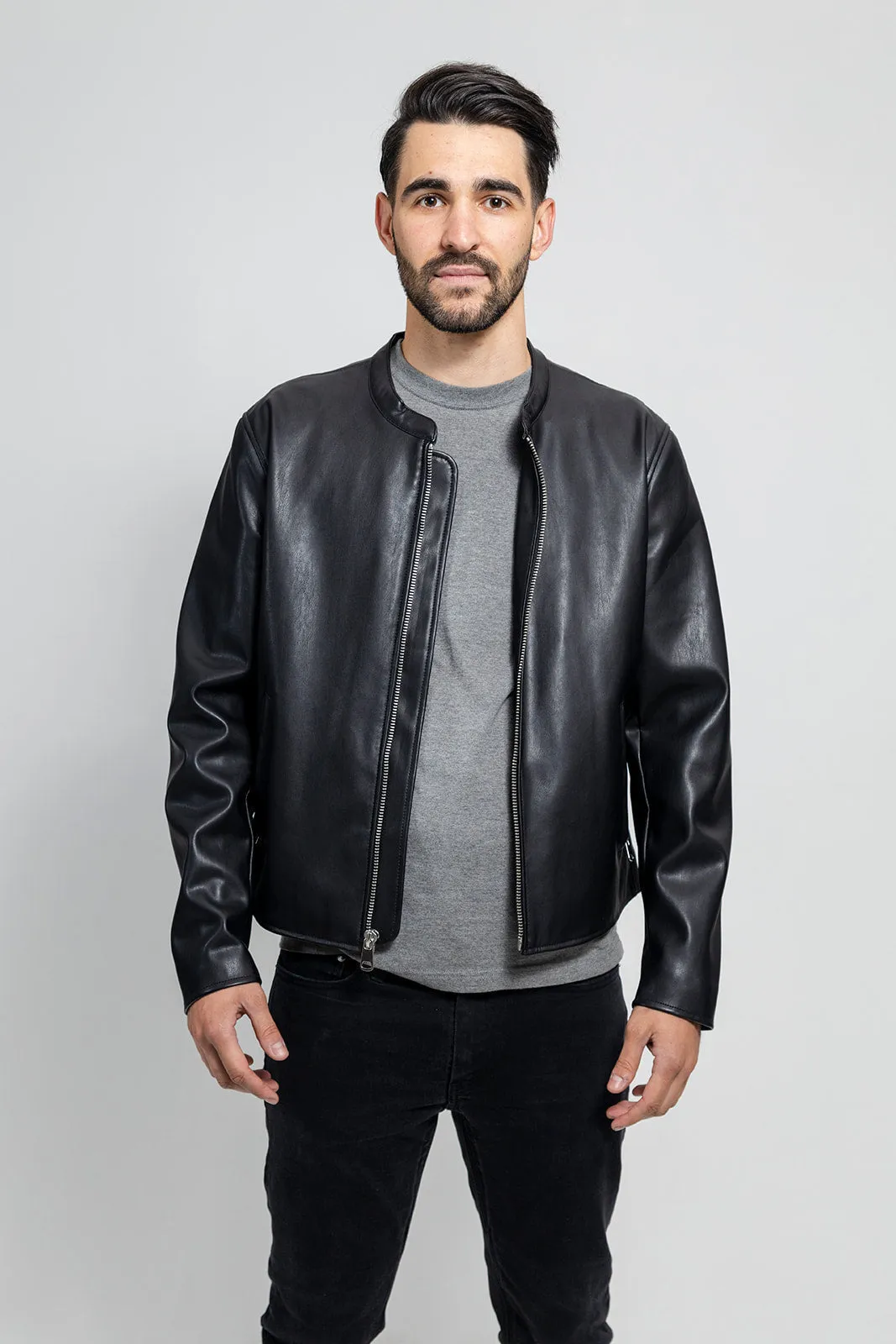 Dillon Men's Vegan Faux Leather Jacket (POS)