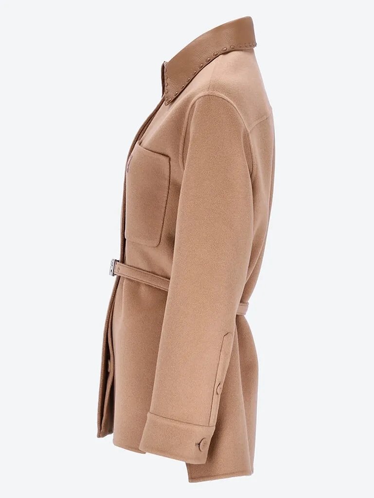 Double cashmere jacket