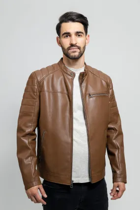 Dustin Men's Vegan Faux Leather Jacket (POS)