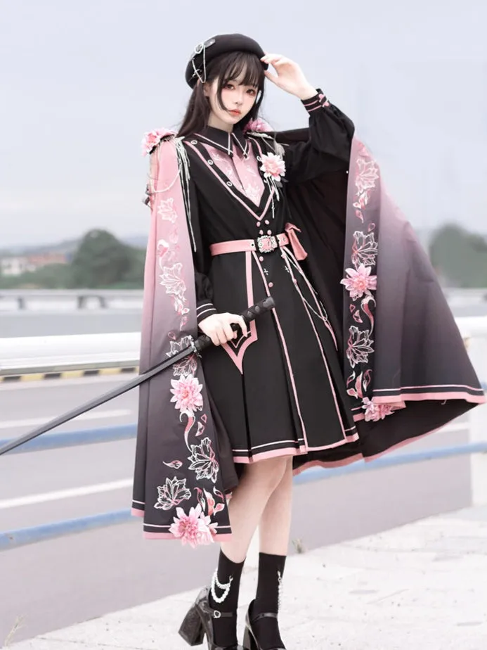 Flytonn- Military Lolita Dress & Cape