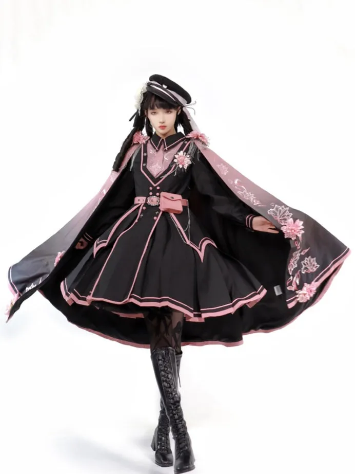 Flytonn- Military Lolita Dress & Cape