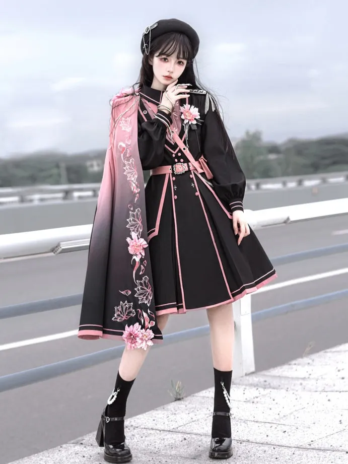 Flytonn- Military Lolita Dress & Cape