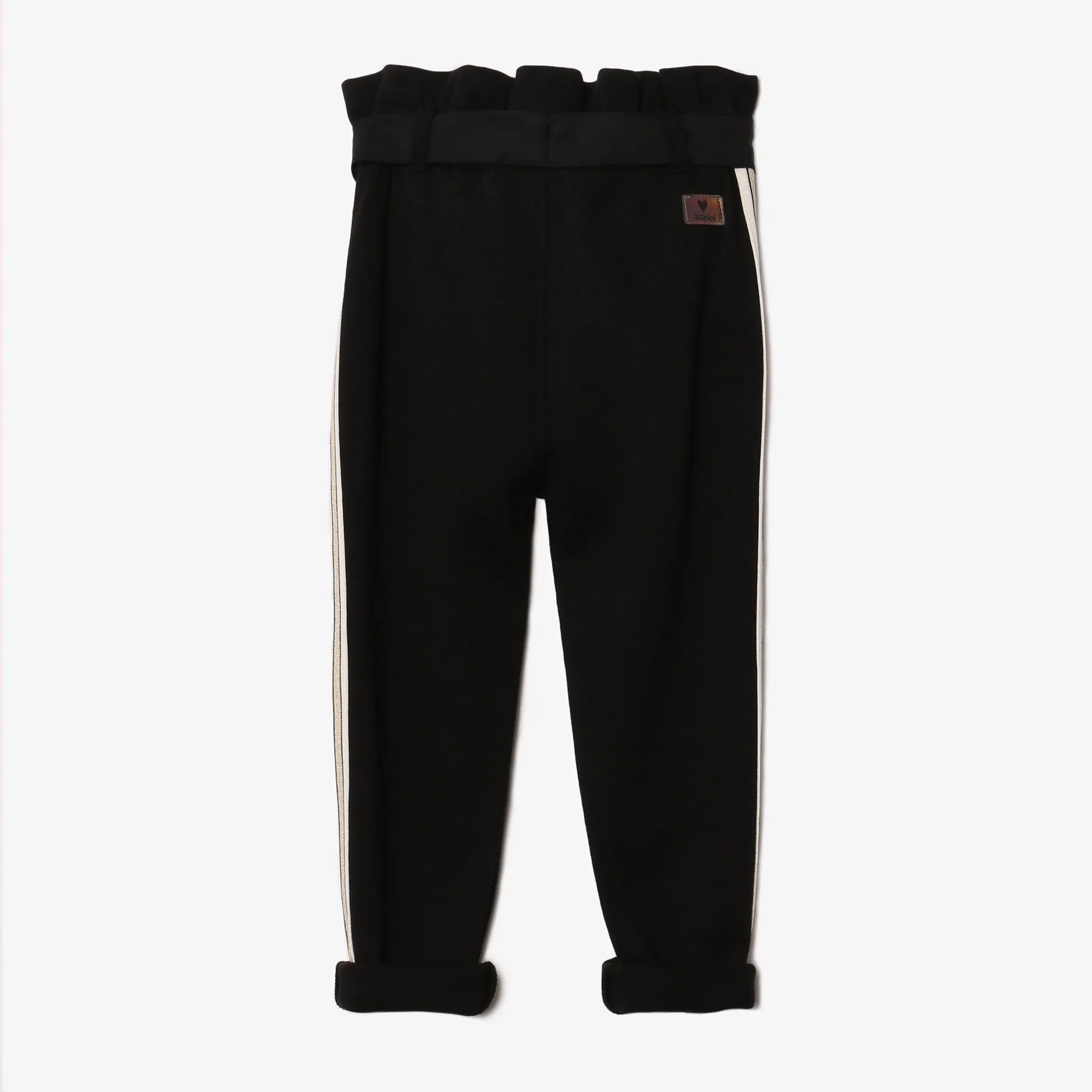 Girl black joggers