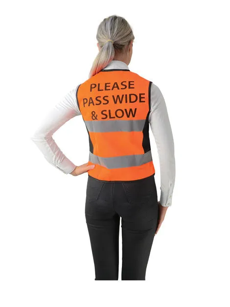 Hi Viz Waistcoat -Please Pass Slow and Wide