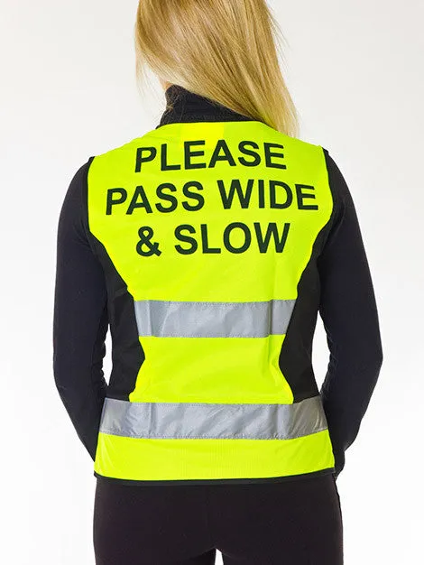 Hi Viz Waistcoat -Please Pass Slow and Wide