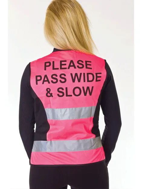 Hi Viz Waistcoat -Please Pass Slow and Wide