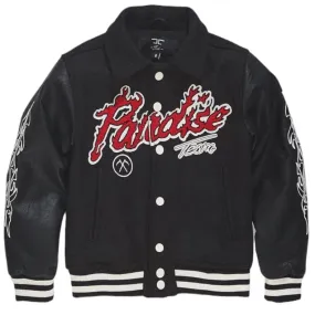 Kids Varsity Paradise Tour Jacket (Black) - 91632KBLK