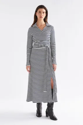 Kullan Ribbed Wrap Dress