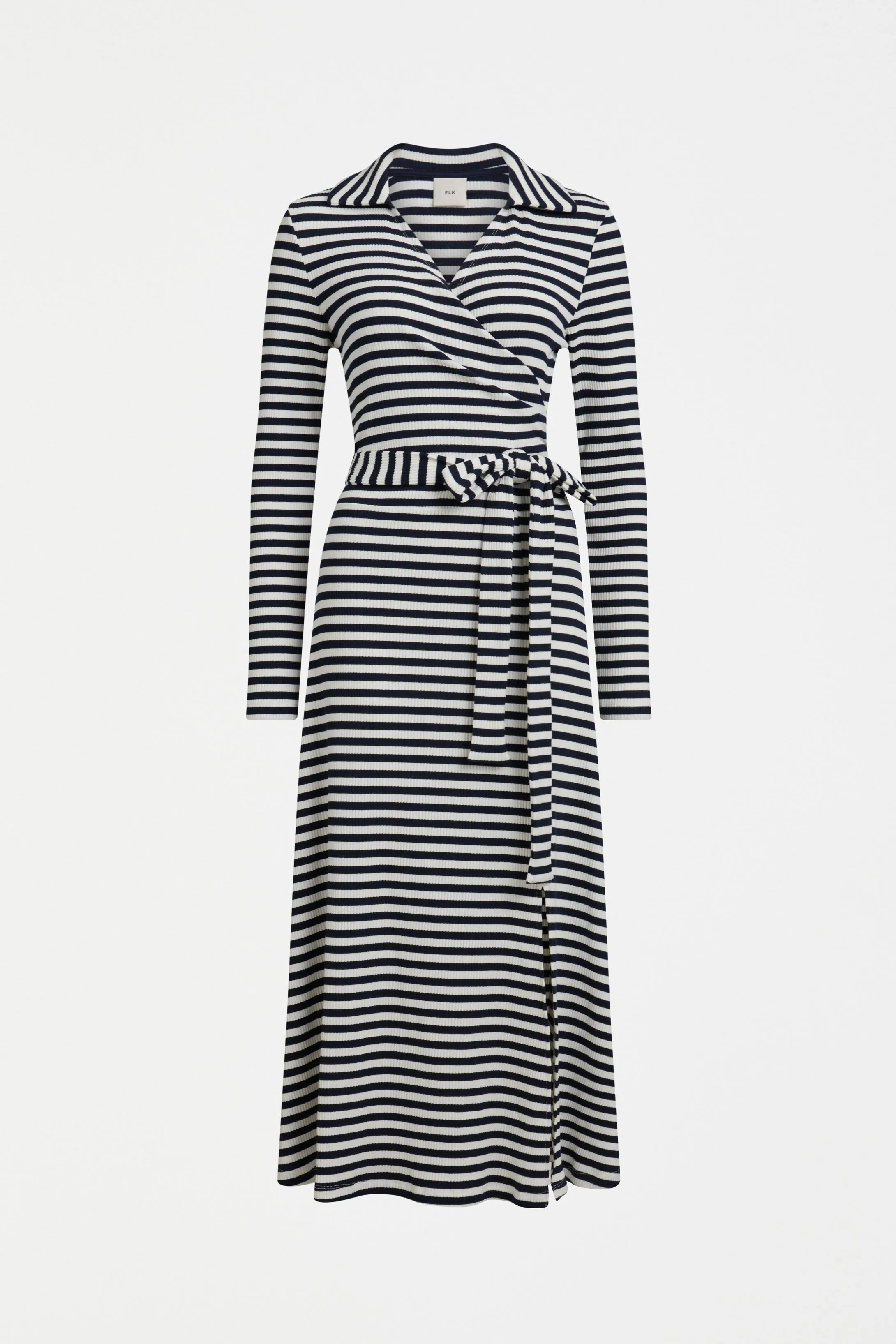 Kullan Ribbed Wrap Dress