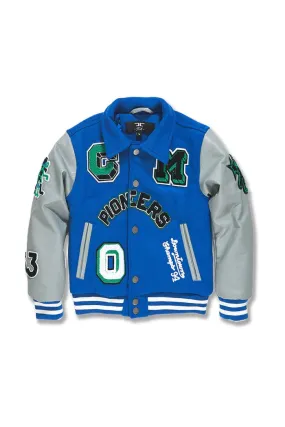 Legacy Edition Kids Varsity Jacket (Royal) - 91650KRYL