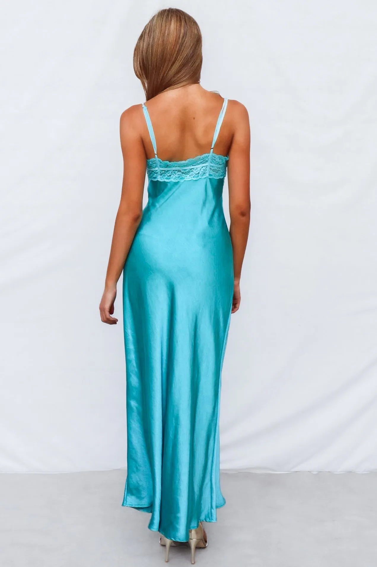 Lene Maxi Dress - Aqua