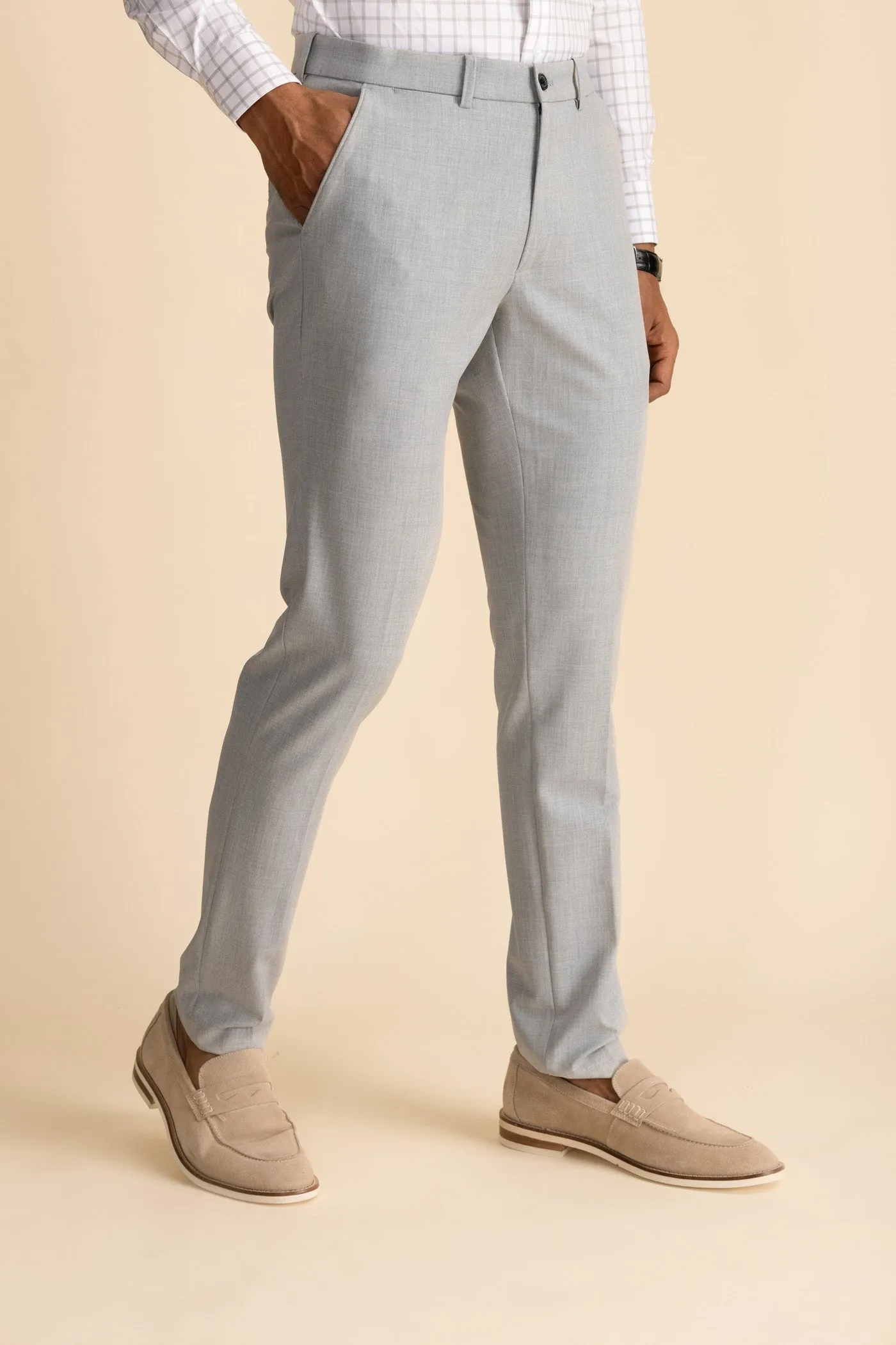 Light Grey Formal Trousers