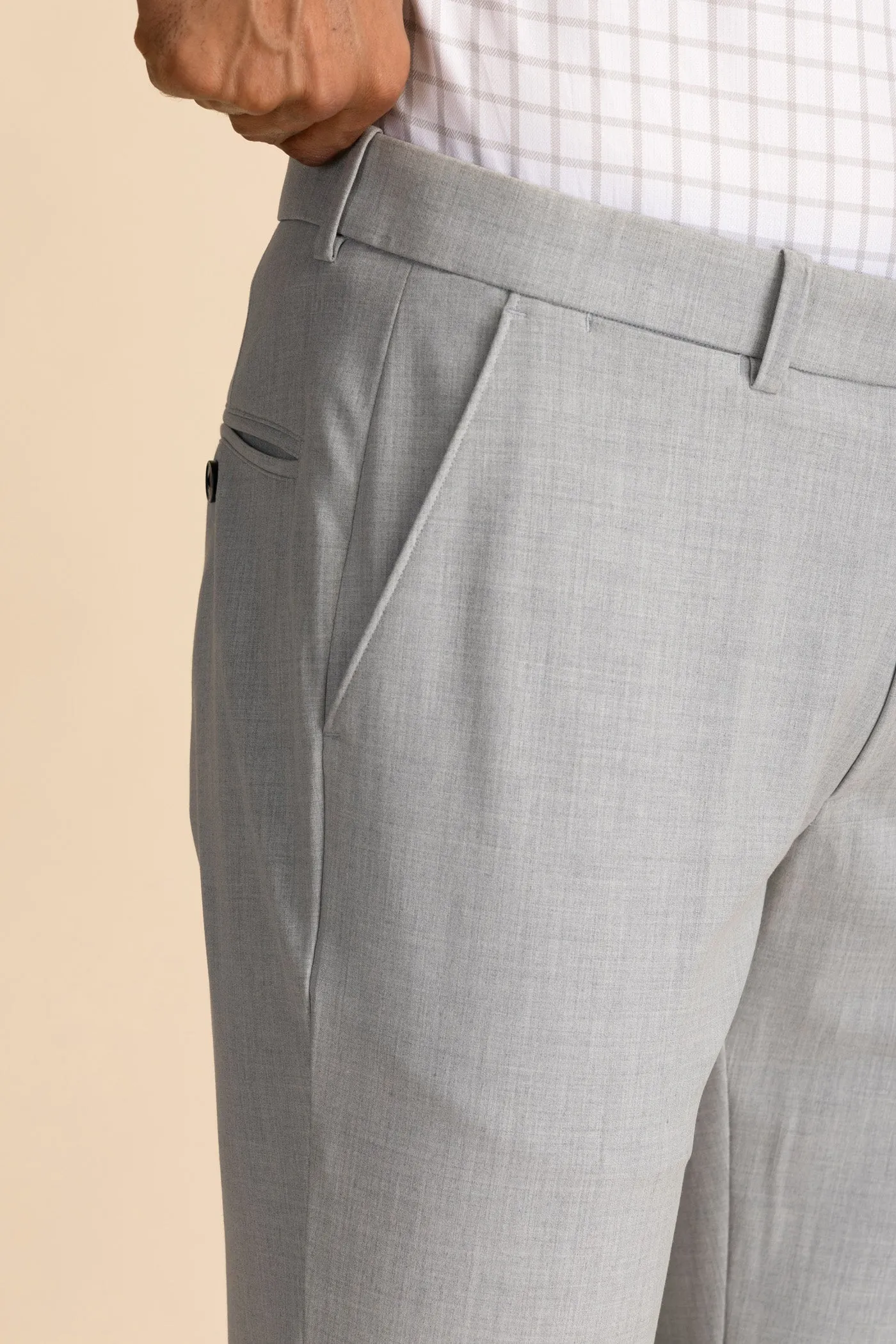 Light Grey Formal Trousers