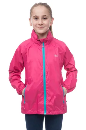 Mac In A Sac Origin Neon Mini  Kids Performanc Jacket Neon Pink  Yy