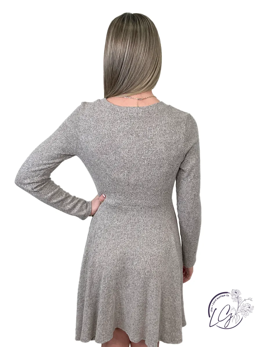 Meeting Tonight Long Sleeve Dress