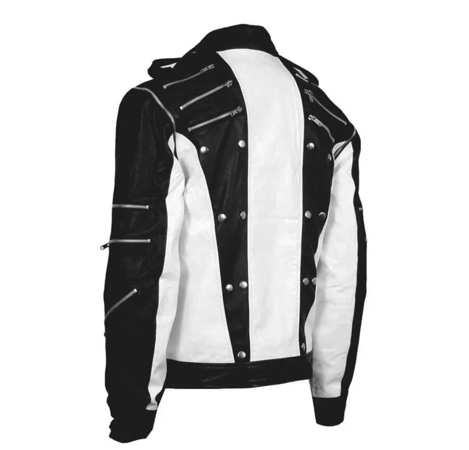 Michael Jackson’s Black & White Leather Jacket