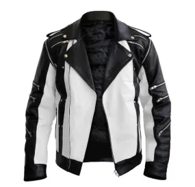 Michael Jackson’s Black & White Leather Jacket