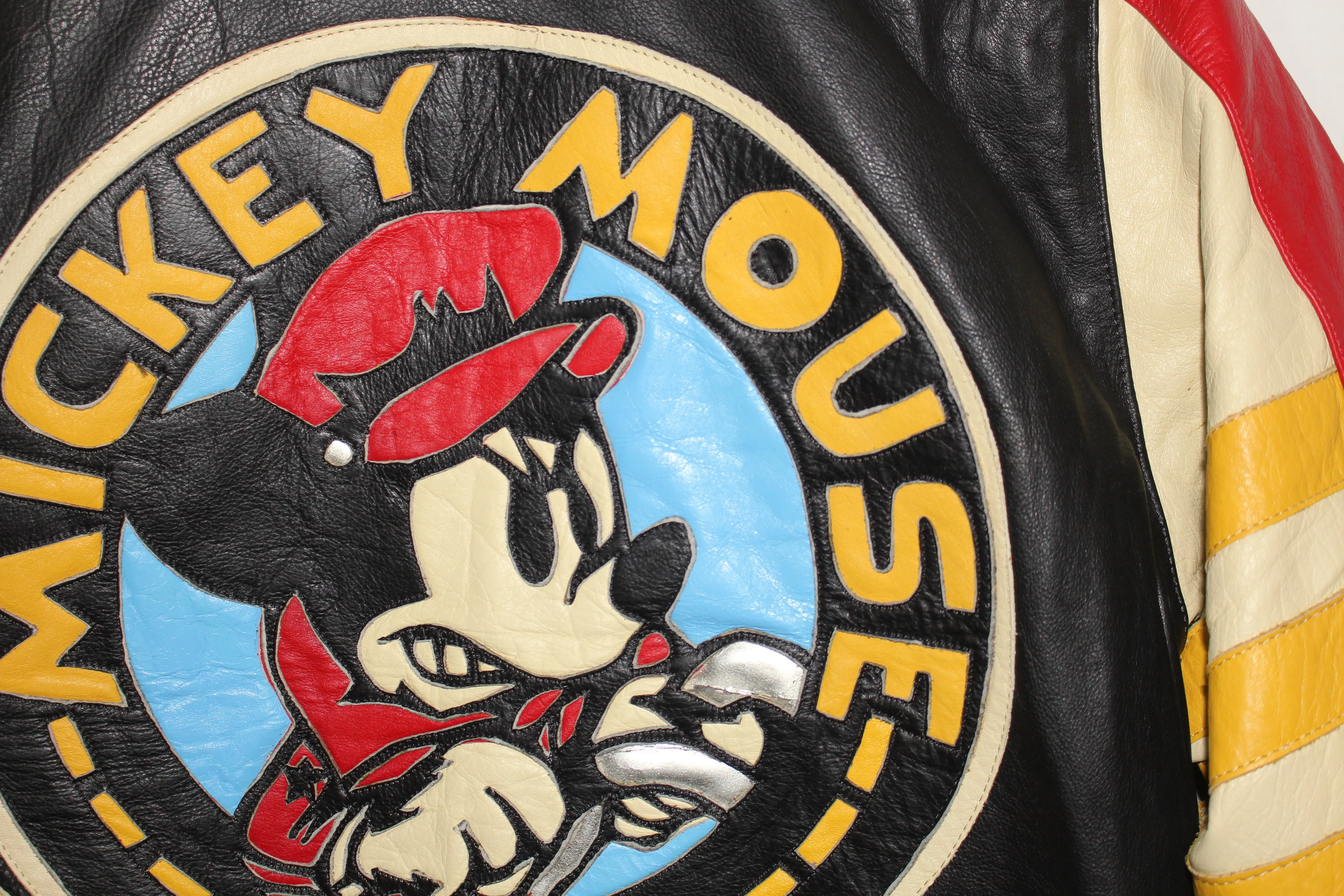 Mickey Mouse Wild One Disney Leather Jacket