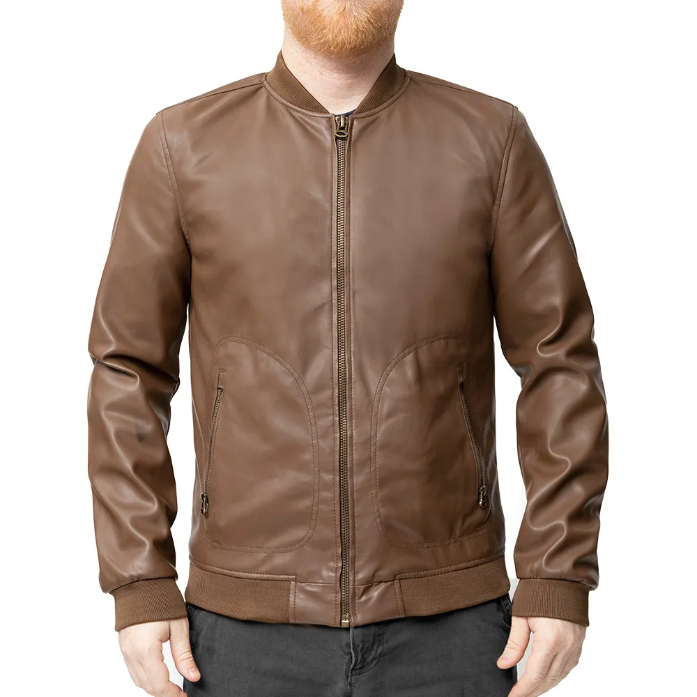 Myles Men's Vegan Faux Leather Jacket (POS)