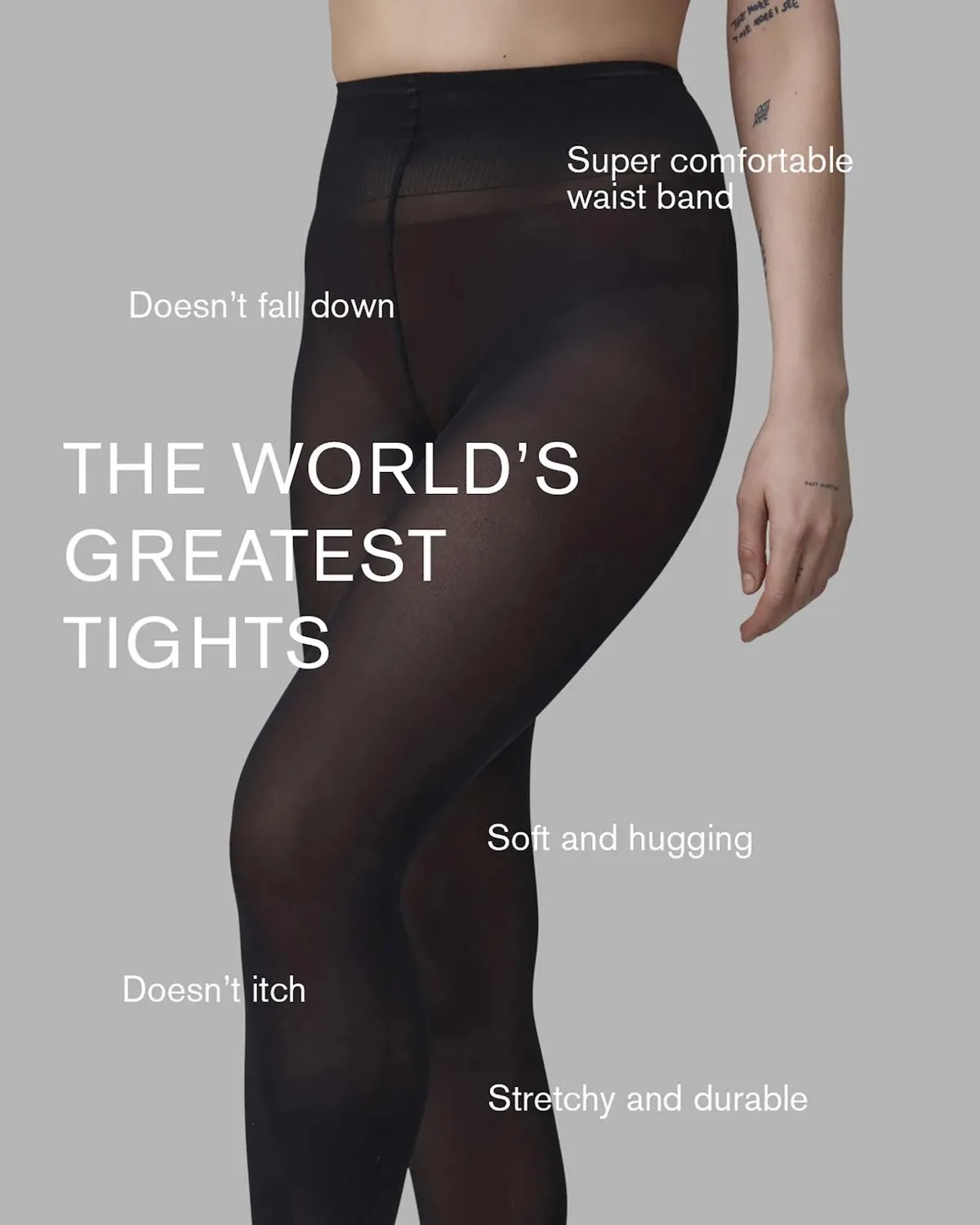 Olivia Premium Tights | 60 Denier | Navy